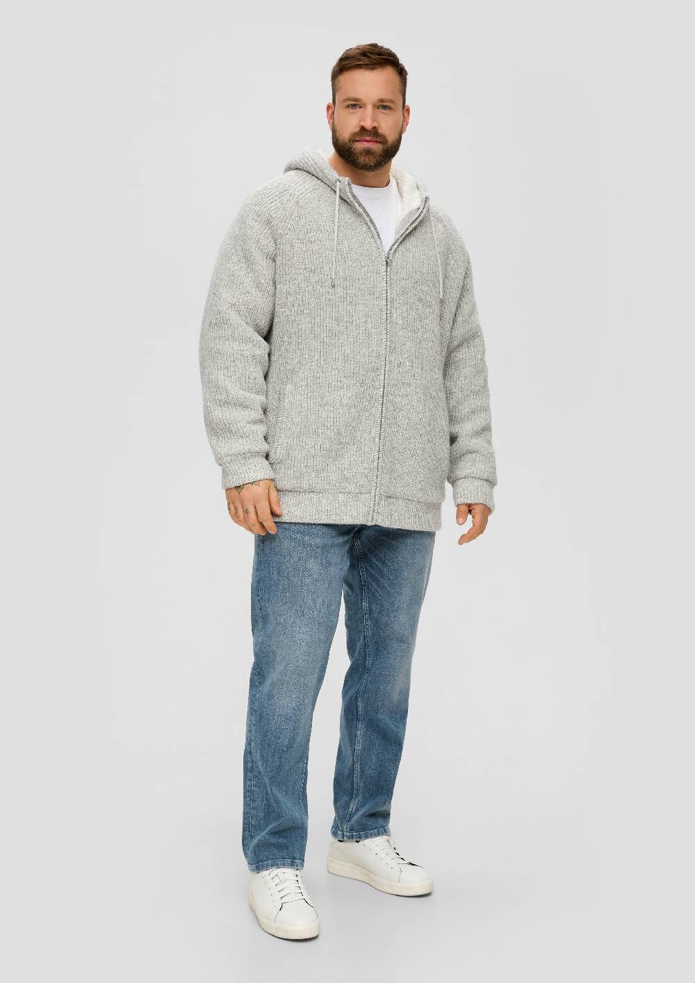 S.Oliver Kapuzenjacke Aus Teddy-Plüsch