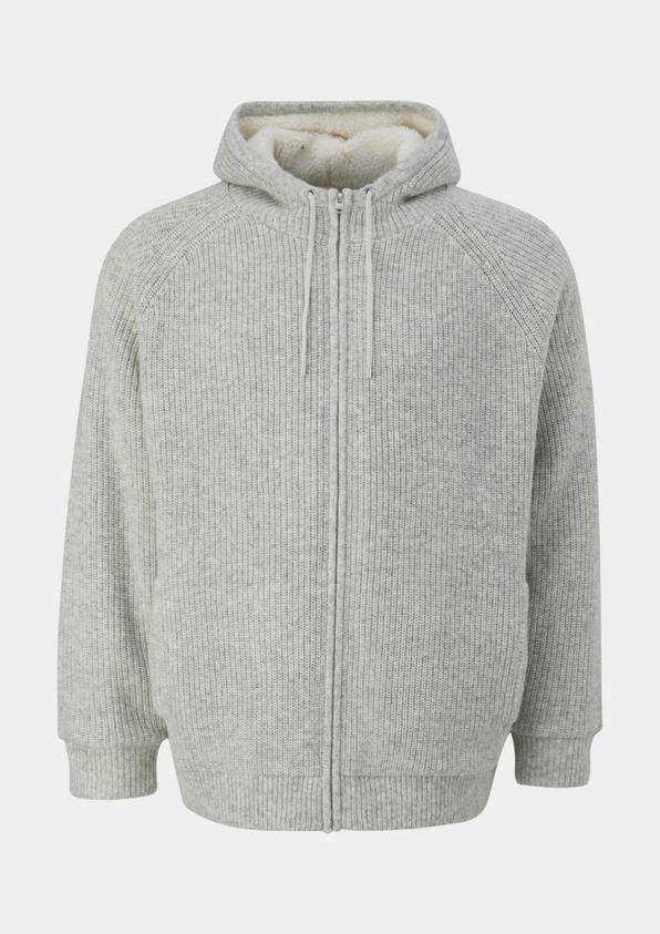 s.Oliver Kapuzenjacke aus Teddy-Plüsch