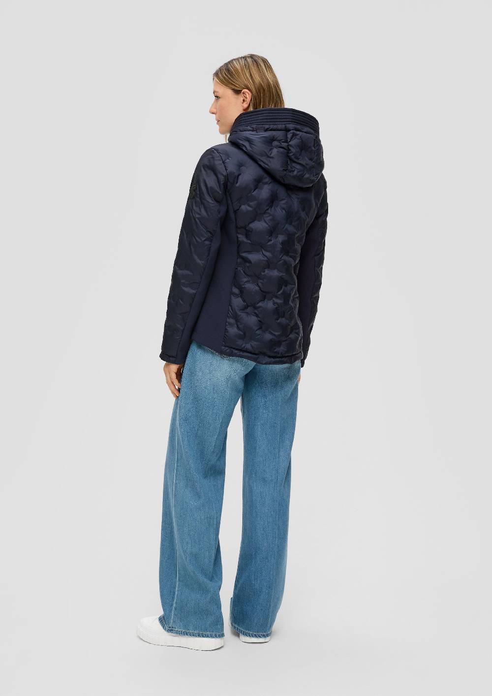 S.Oliver Kapuzenjacke Im Fabricmix