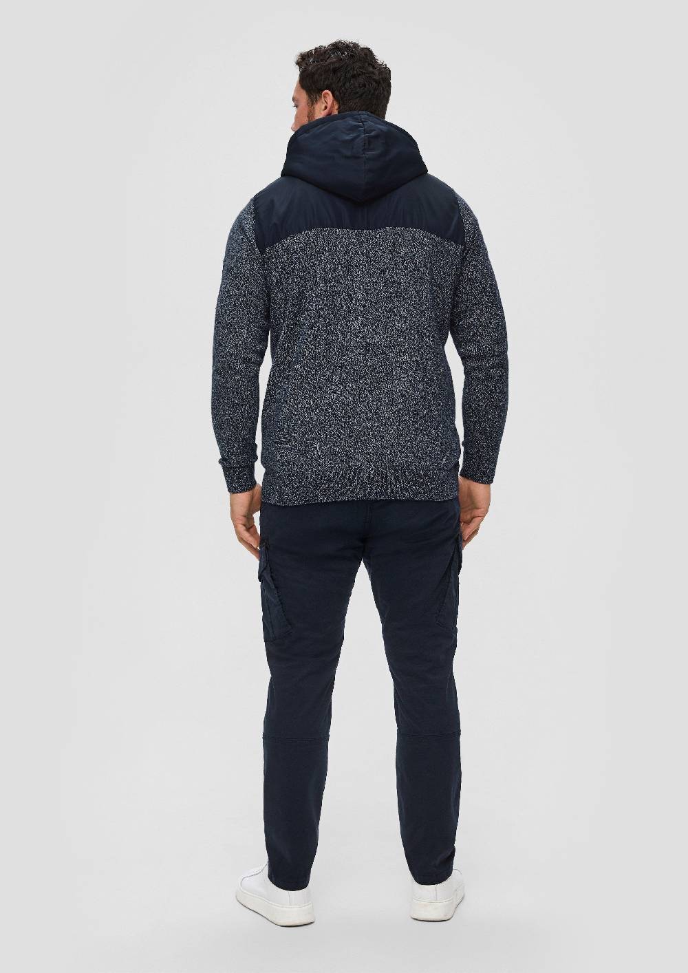 S.Oliver Kapuzenjacke Im Fabricmix