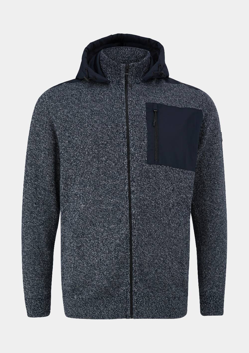 S.Oliver Kapuzenjacke Im Fabricmix