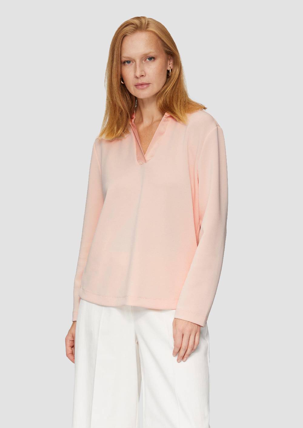 S.Oliver Kapuzenshirt Mit Satin-Details
