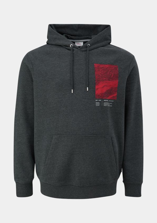 s.Oliver Kapuzensweater mit Frontprint