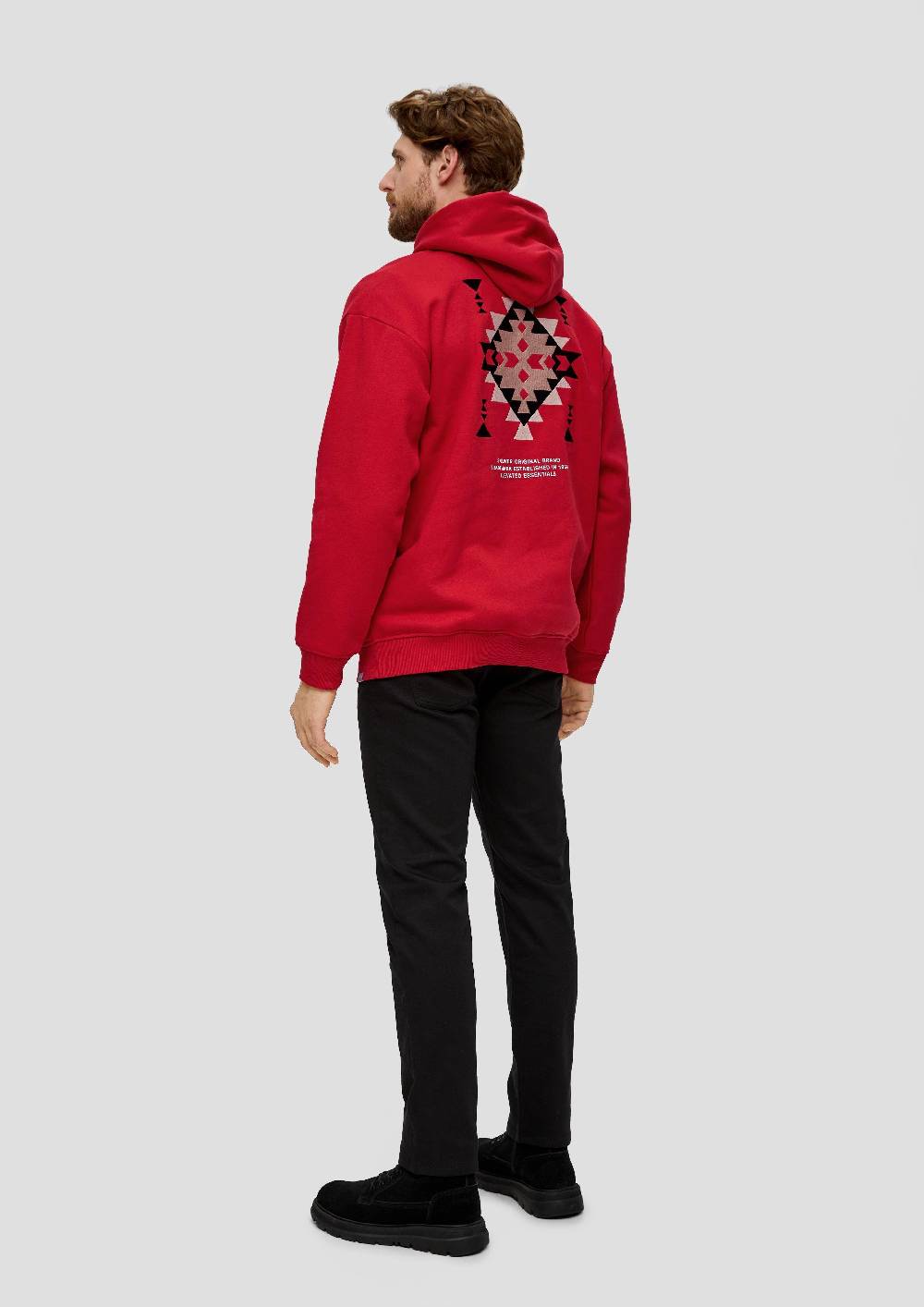 S.Oliver Kapuzensweater Mit Stickerei