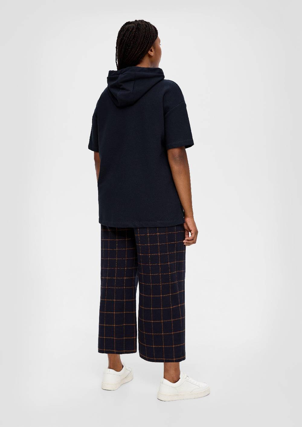 S.Oliver Kapuzensweatshirt Mit Kurzen Ärmeln