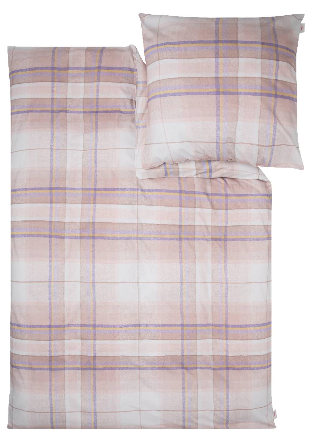 S.Oliver Karierte Bettwäsche Aus Baumwollsatin