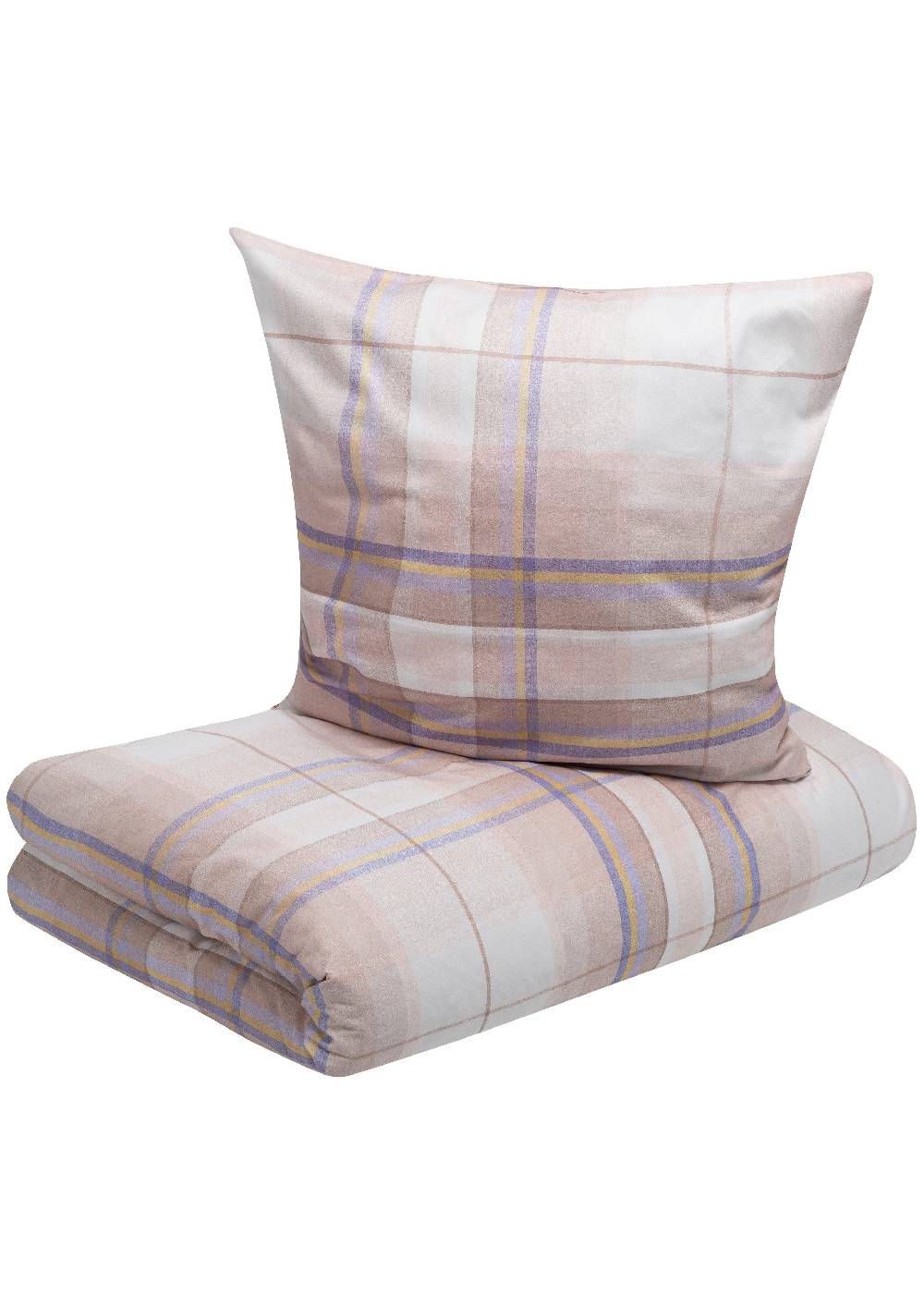 S.Oliver Karierte Bettwäsche Aus Baumwollsatin