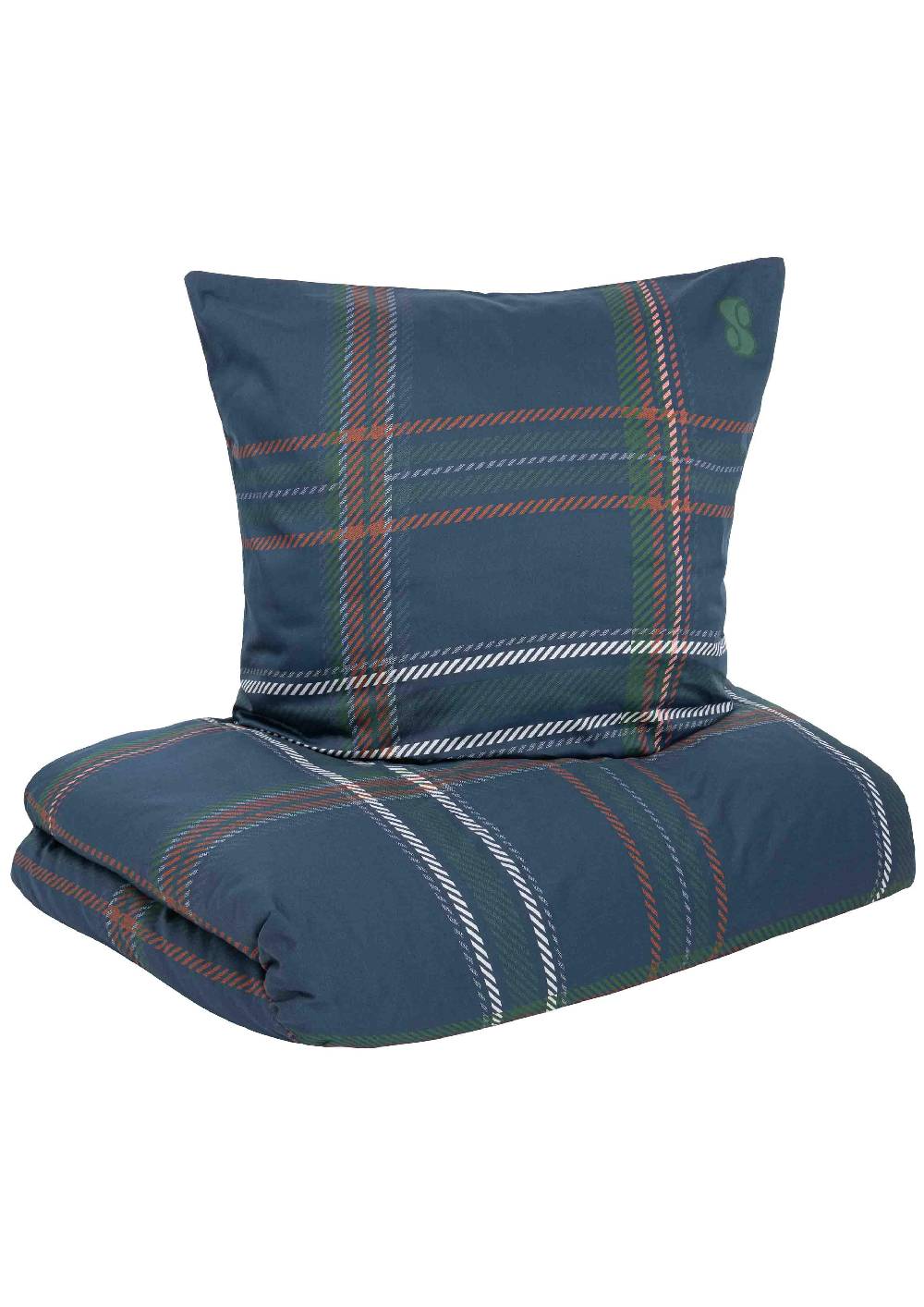 S.Oliver Karierte Bettwäsche Aus Baumwollsatin