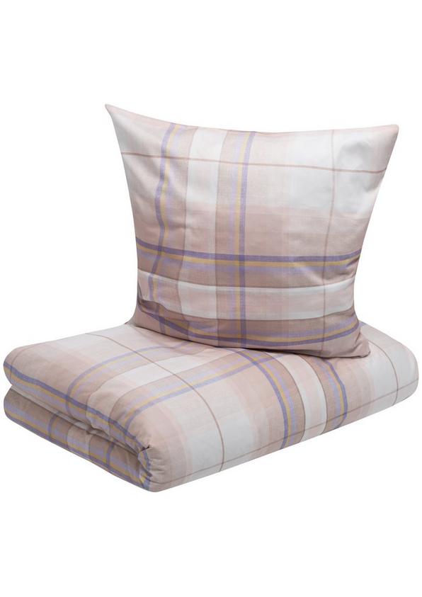 S.Oliver Karierte Bettwäsche Aus Baumwollsatin