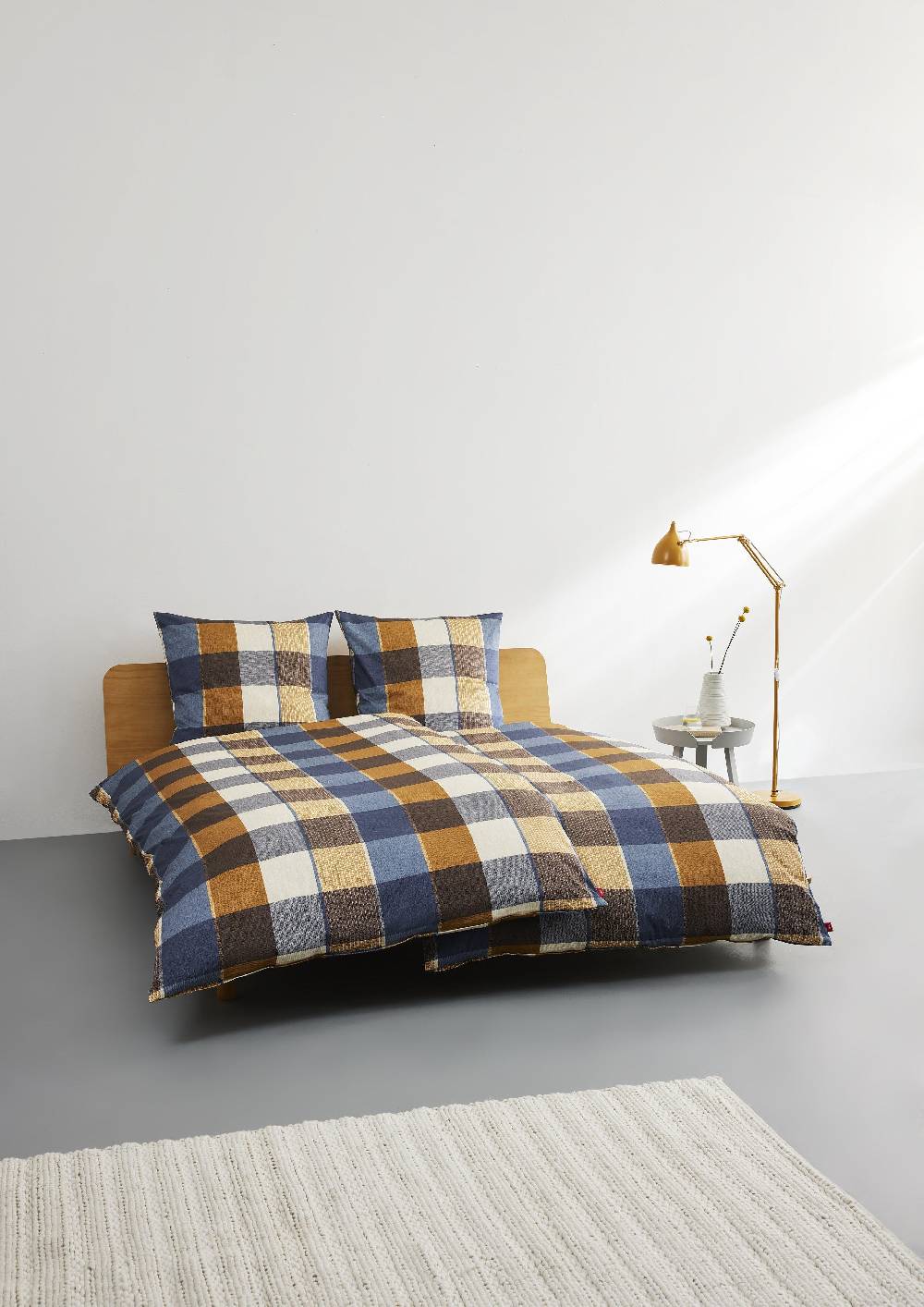 S.Oliver Karierte Bettwäsche Aus Reiner Baumwolle