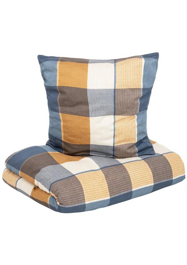 s.Oliver Karierte Bettwäsche aus reiner Baumwolle