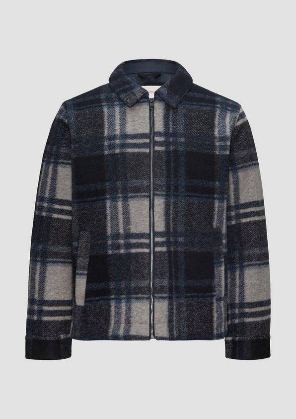 s.Oliver Karierte Hemdjacke aus Wollmix