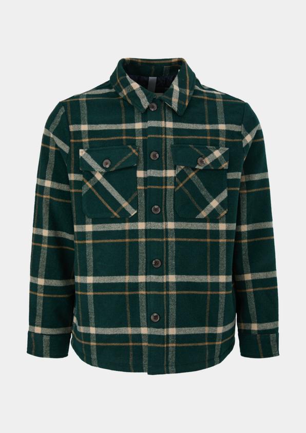 s.Oliver Karierte Jacke mit Wolle