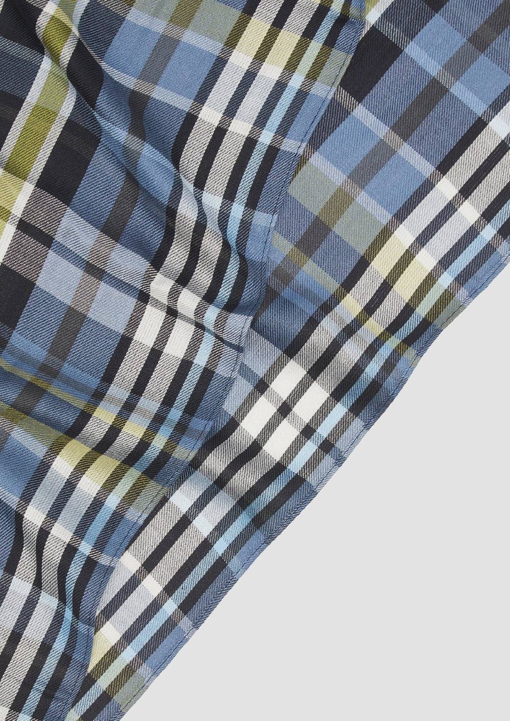 S.Oliver Karierter Loop-Schal Aus Modalmix