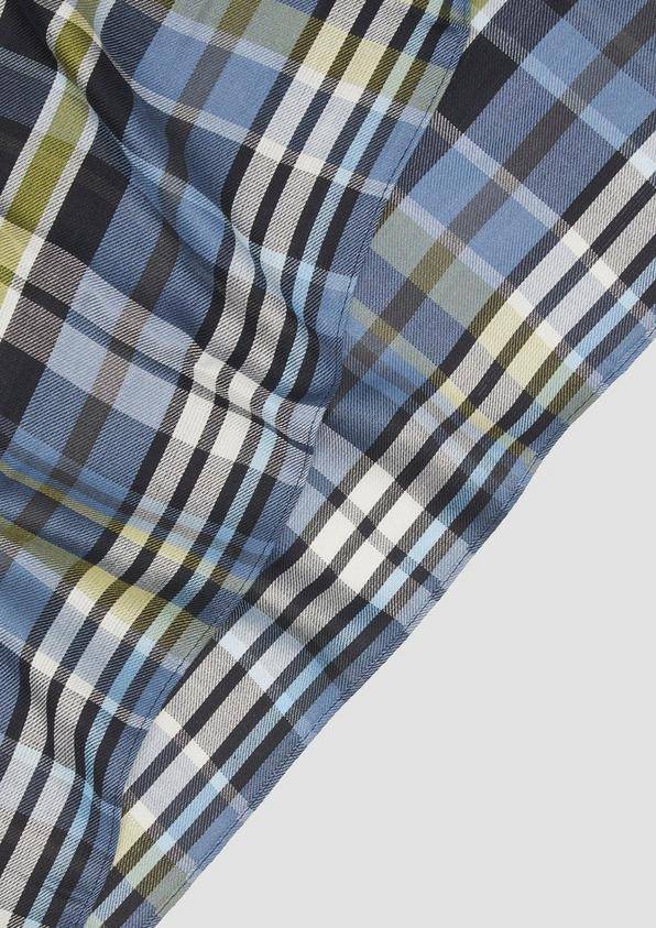 s.Oliver Karierter Loop-Schal aus Modalmix