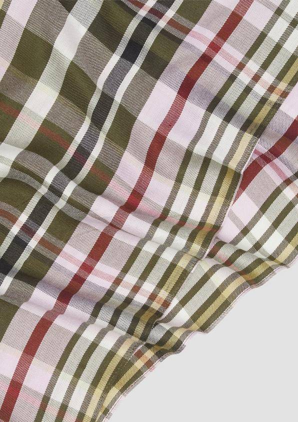 s.Oliver Karierter Loop-Schal aus Modalmix