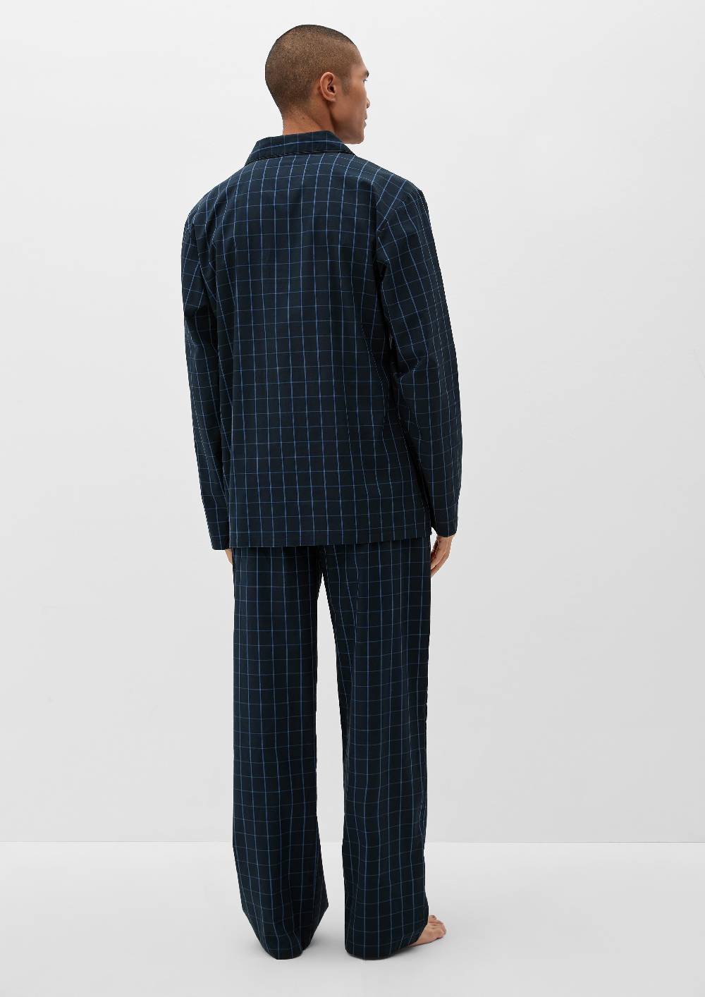 S.Oliver Karierter Pyjama Aus Baumwolle