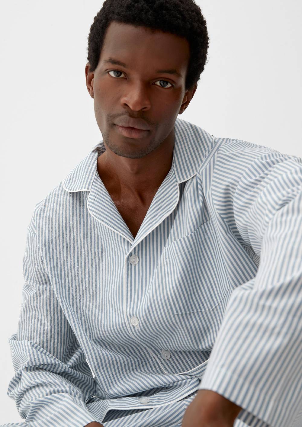 S.Oliver Karierter Pyjama Aus Baumwolle