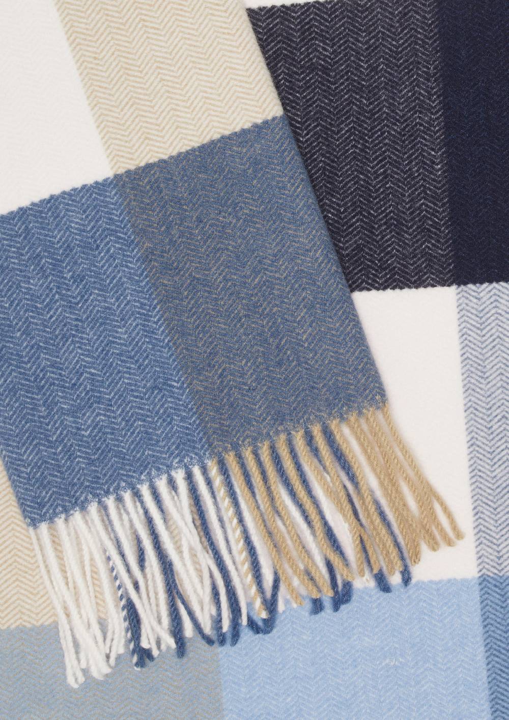 S.Oliver Karierter Schal Mit Fransen