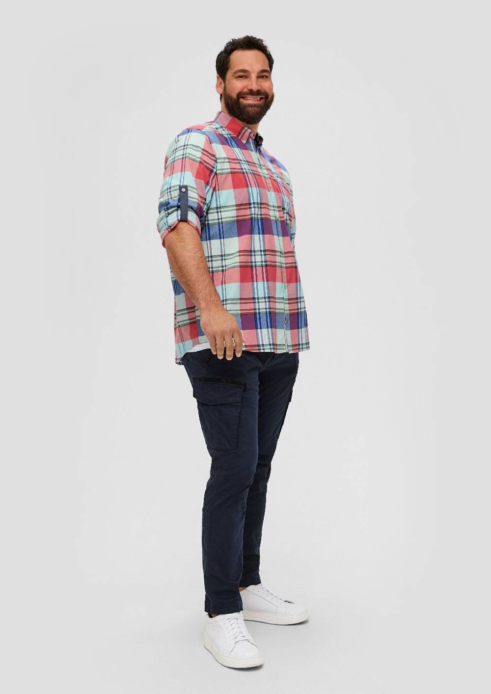 S.Oliver Kariertes Hemd Im Slim Fit
