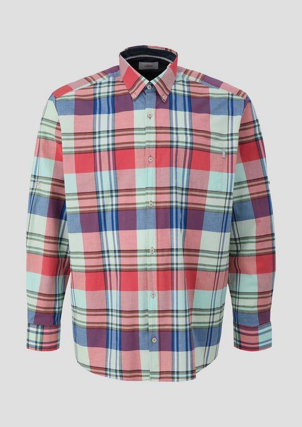 s.Oliver Kariertes Hemd im Slim Fit