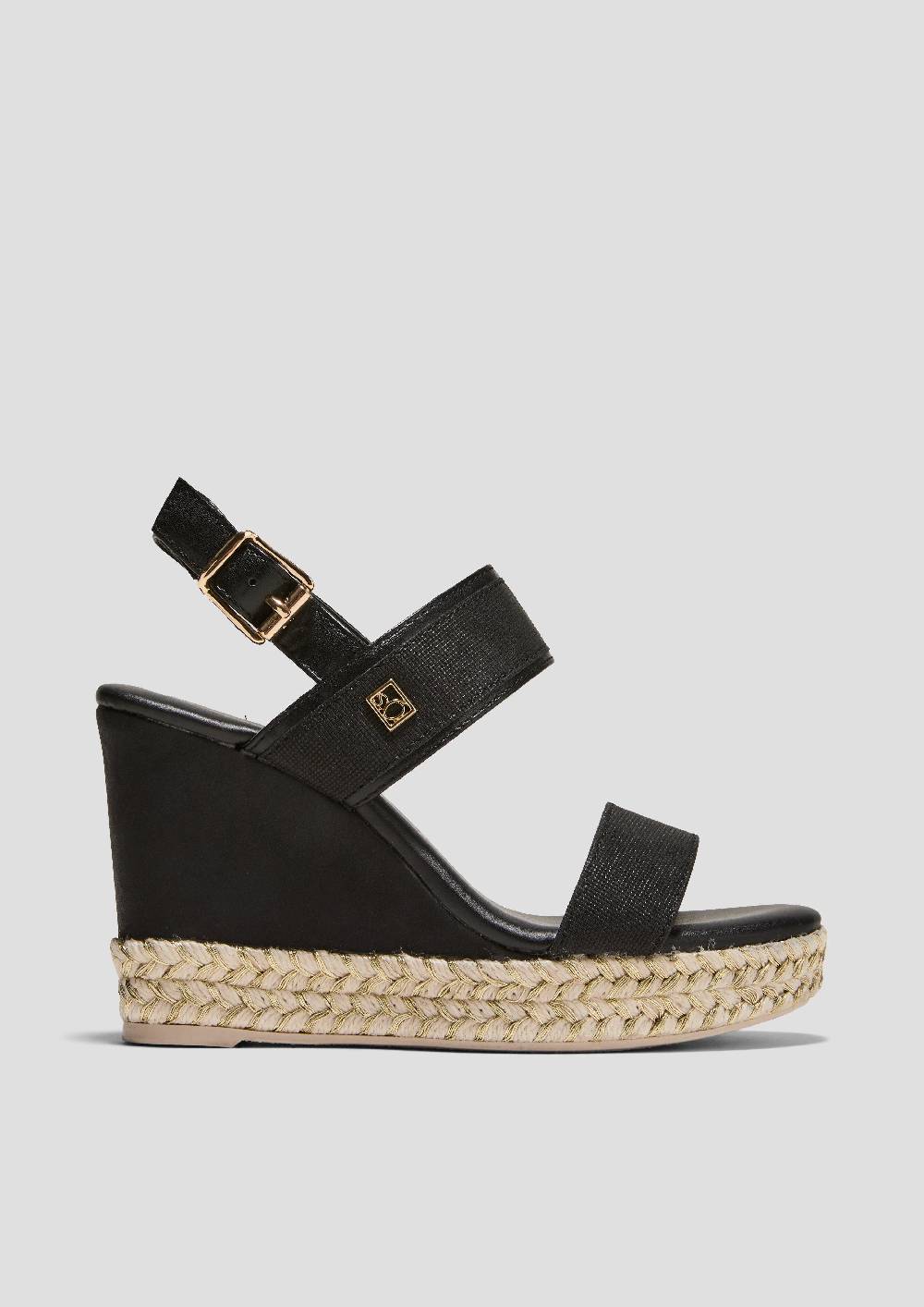 S.Oliver Keilsandalen In Metallic-Optik