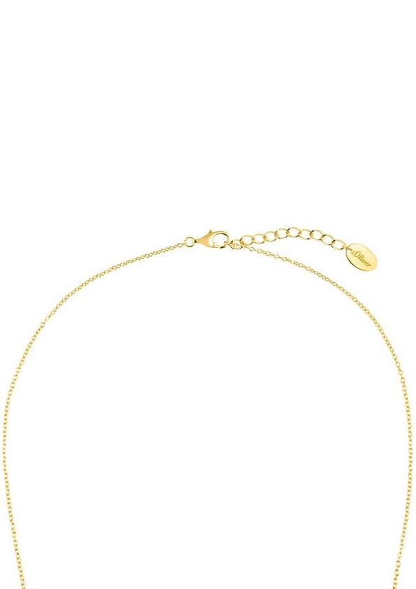 s.Oliver Kette mit bunten Zirkonia-Steinen