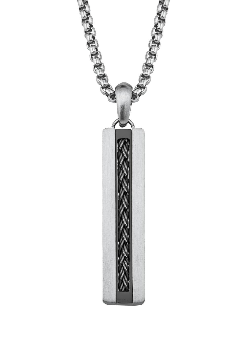 S.Oliver Kette Mit Dog-Tag Anhänger Aus Edelstahl