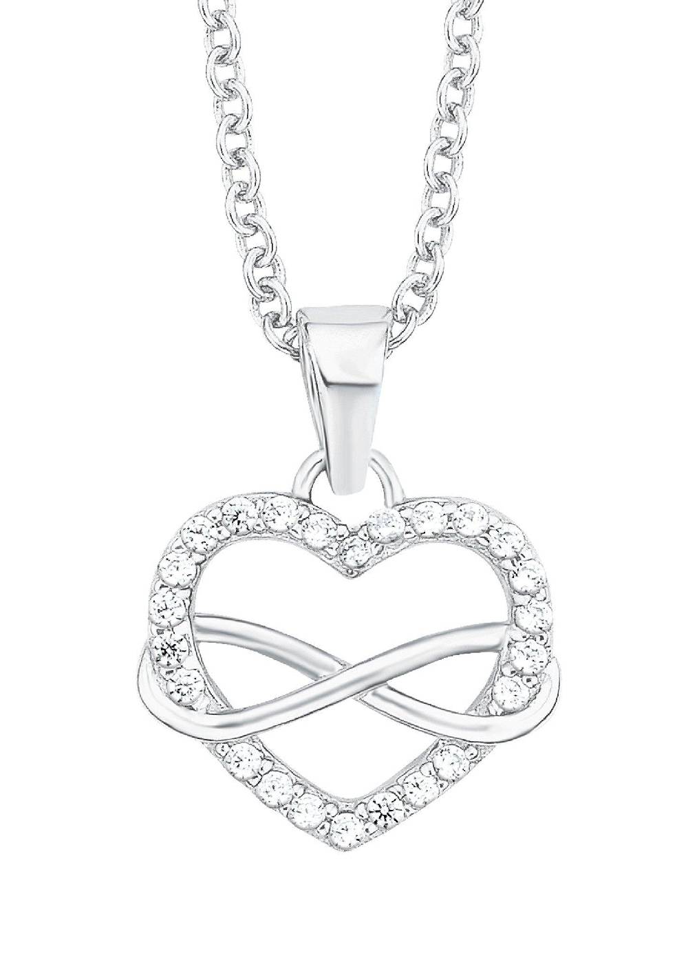 S.Oliver Kette Mit Infinity-Herz-Anhänger