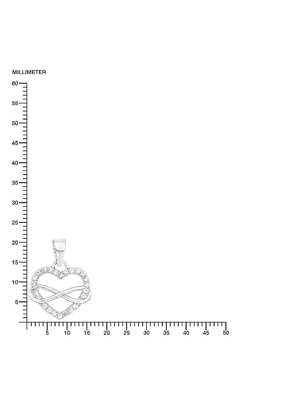 S.Oliver Kette Mit Infinity-Herz-Anhänger