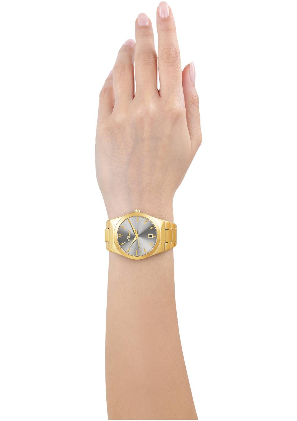 S.Oliver Klassische Edelstahluhr