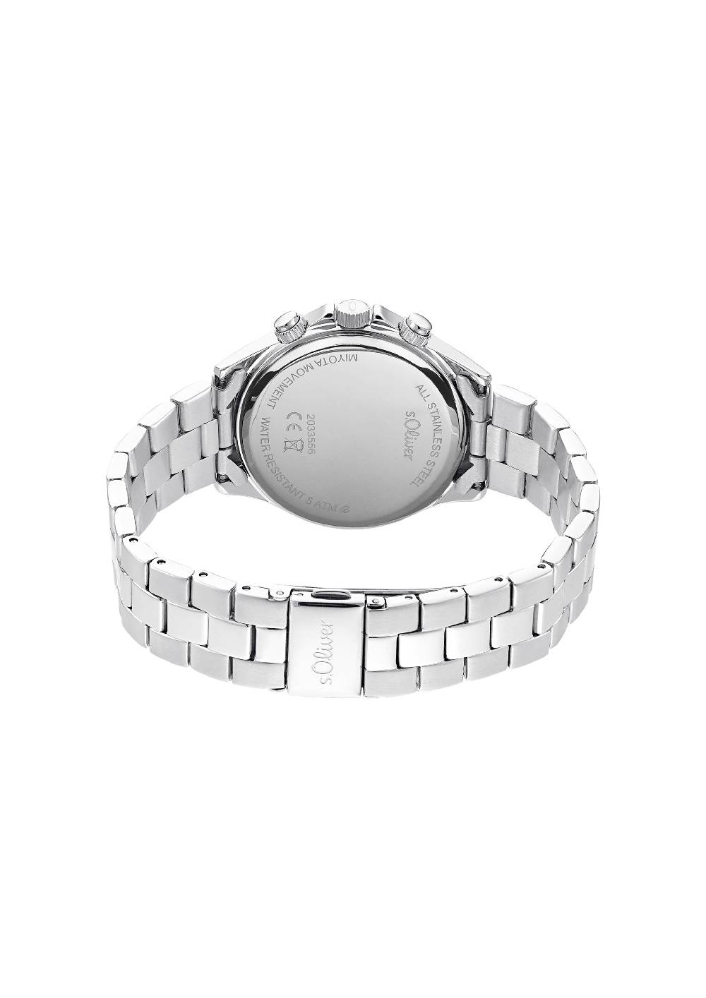 S.Oliver Klassische Edelstahluhr