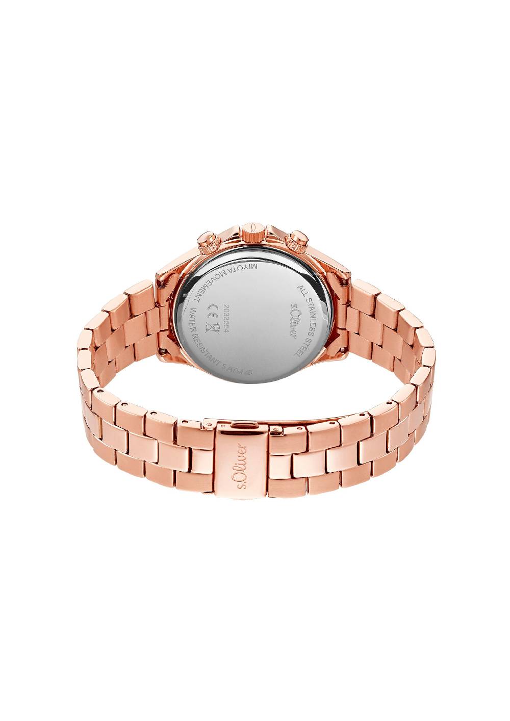 S.Oliver Klassische Edelstahluhr