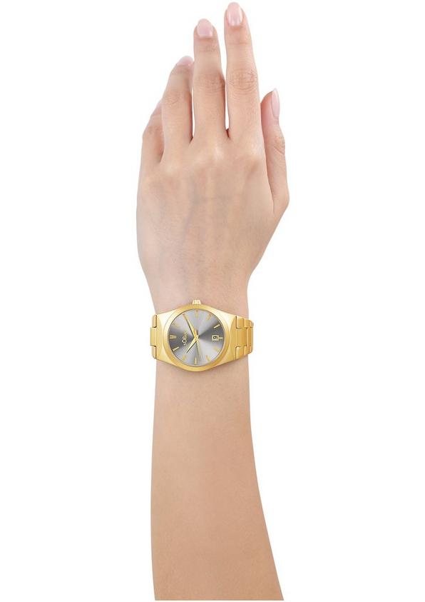 s.Oliver Klassische Edelstahluhr