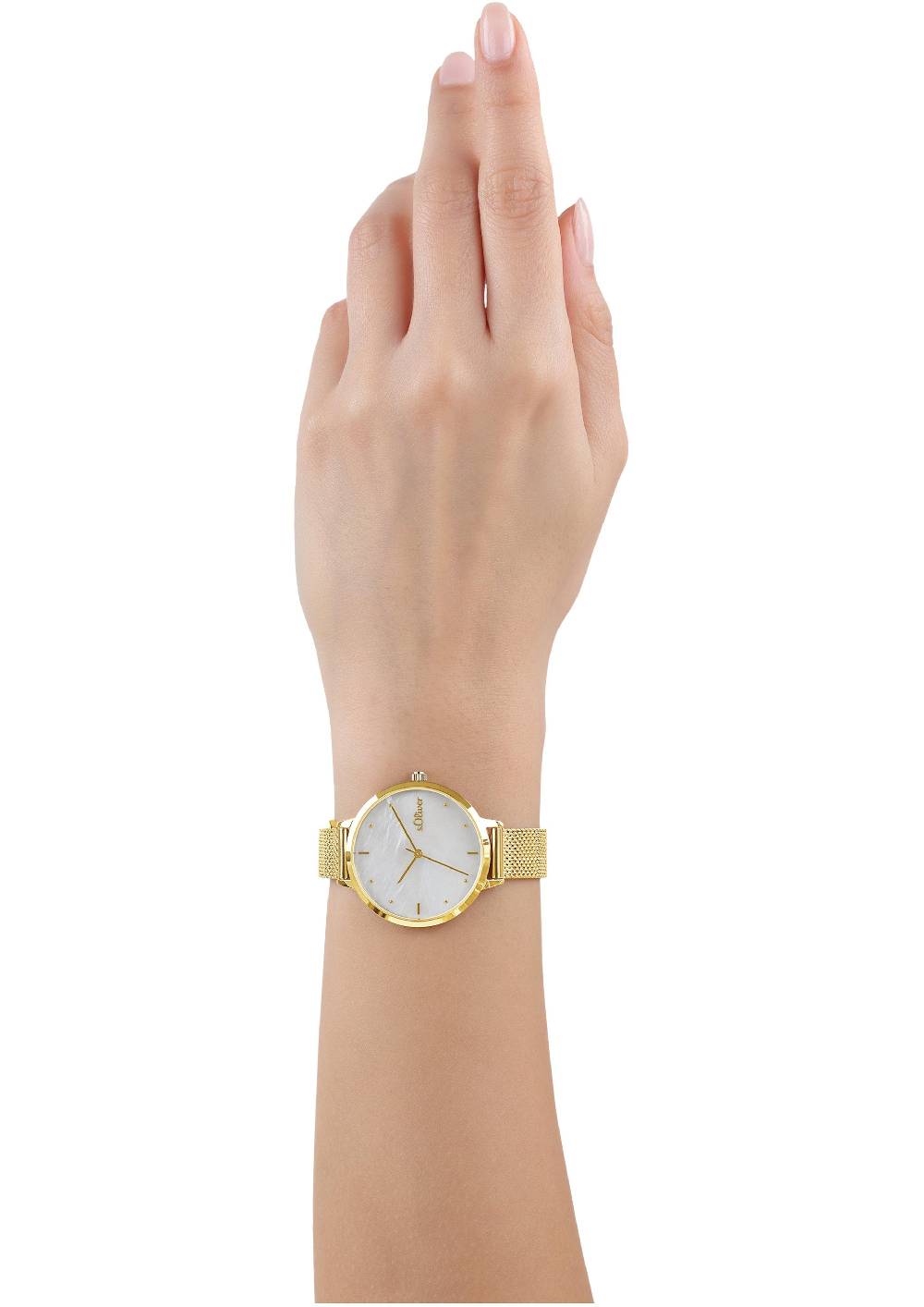 S.Oliver Klassische Milanaise-Armbanduhr