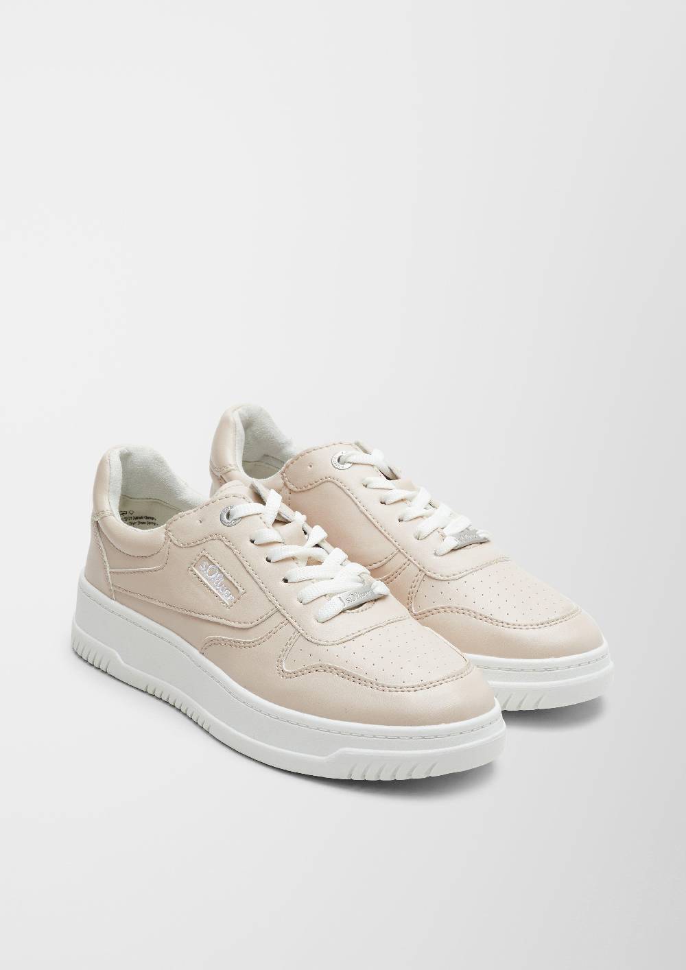 S.Oliver Kunstleder-Sneaker Mit Plateau