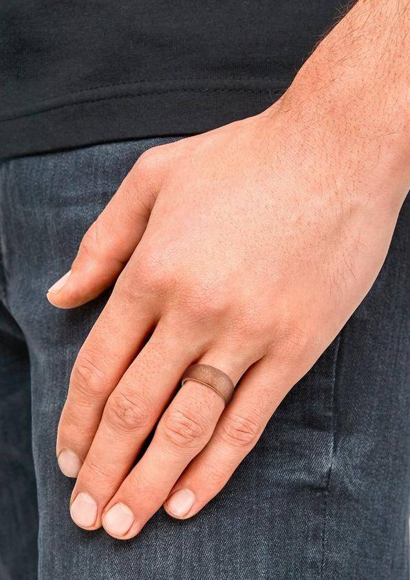 s.Oliver Kupferfarbener Edelstahl-Ring