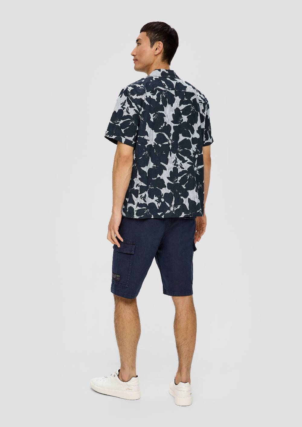 S.Oliver Kurzarmhemd Aus Baumwollmix