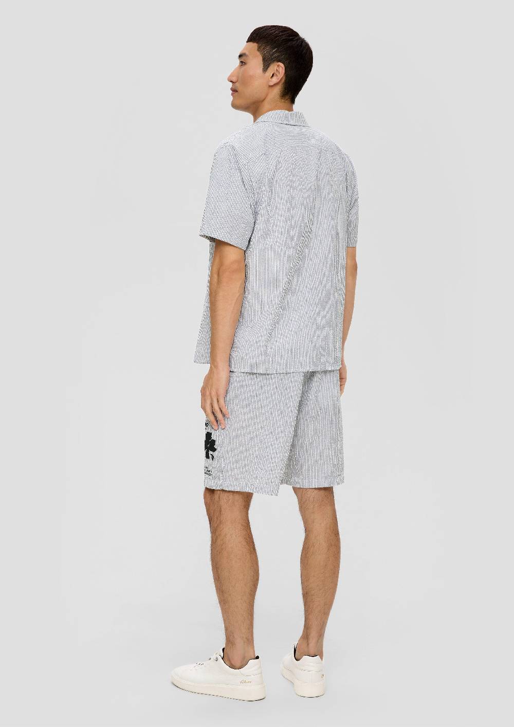 S.Oliver Kurzarmhemd Aus Baumwollmix