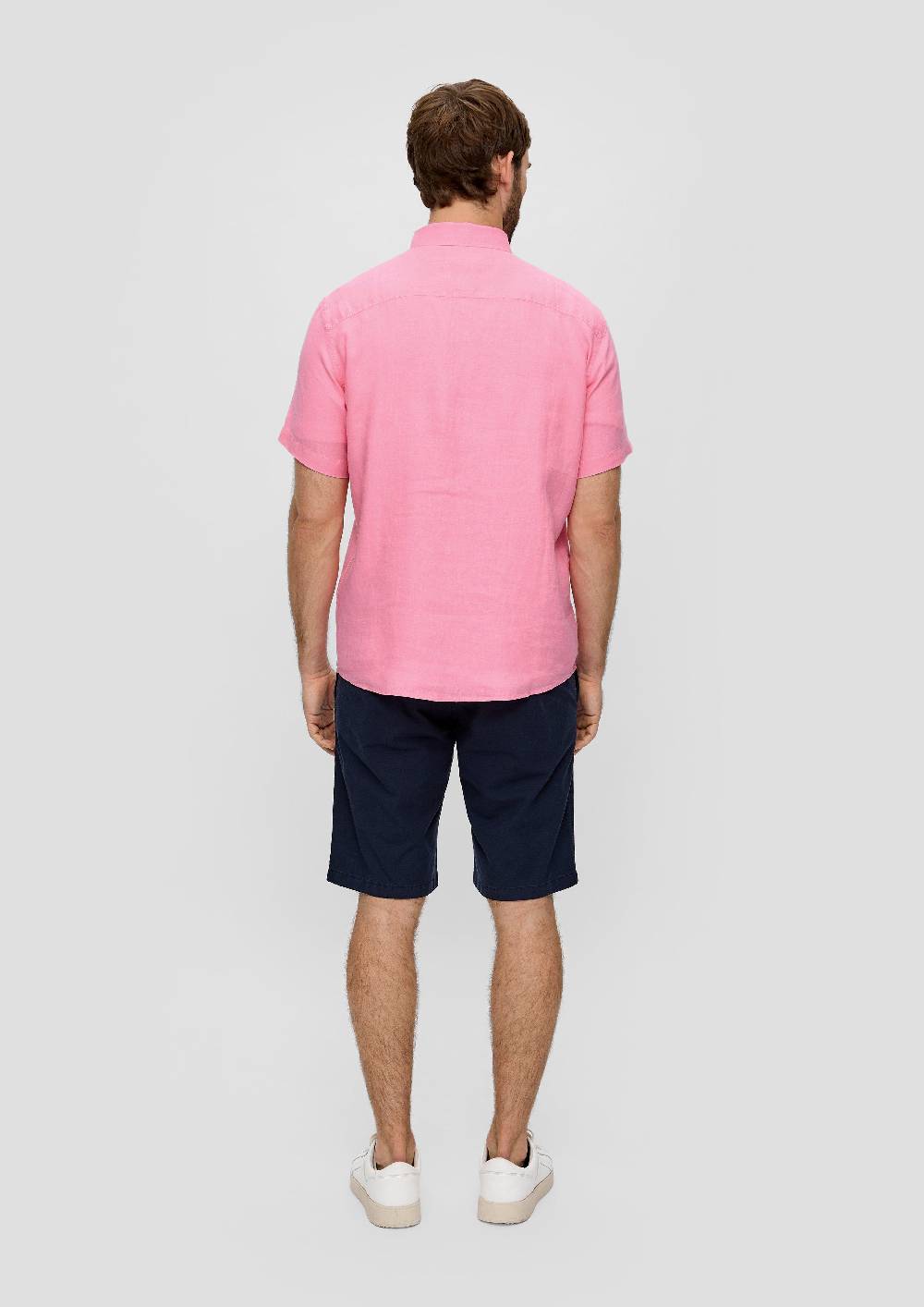 S.Oliver Kurzarmhemd Aus Leinen