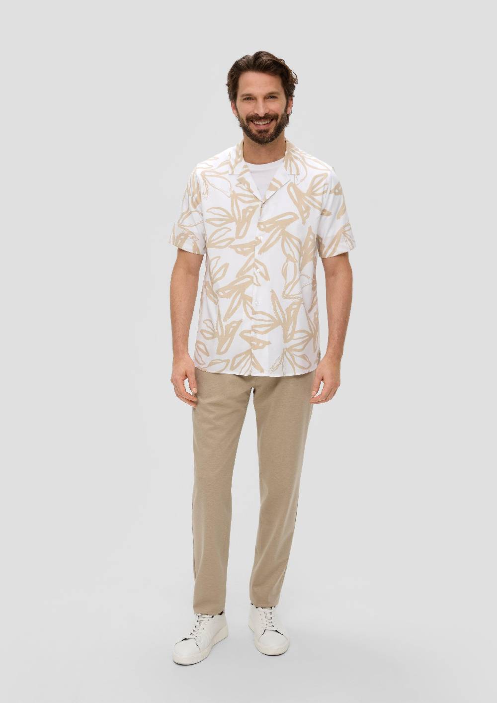 S.Oliver Kurzarmhemd Mit All-over-Print