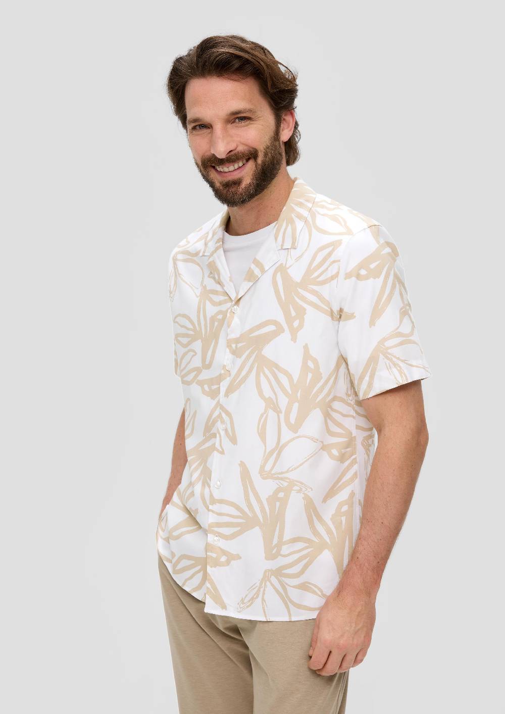 S.Oliver Kurzarmhemd Mit All-over-Print