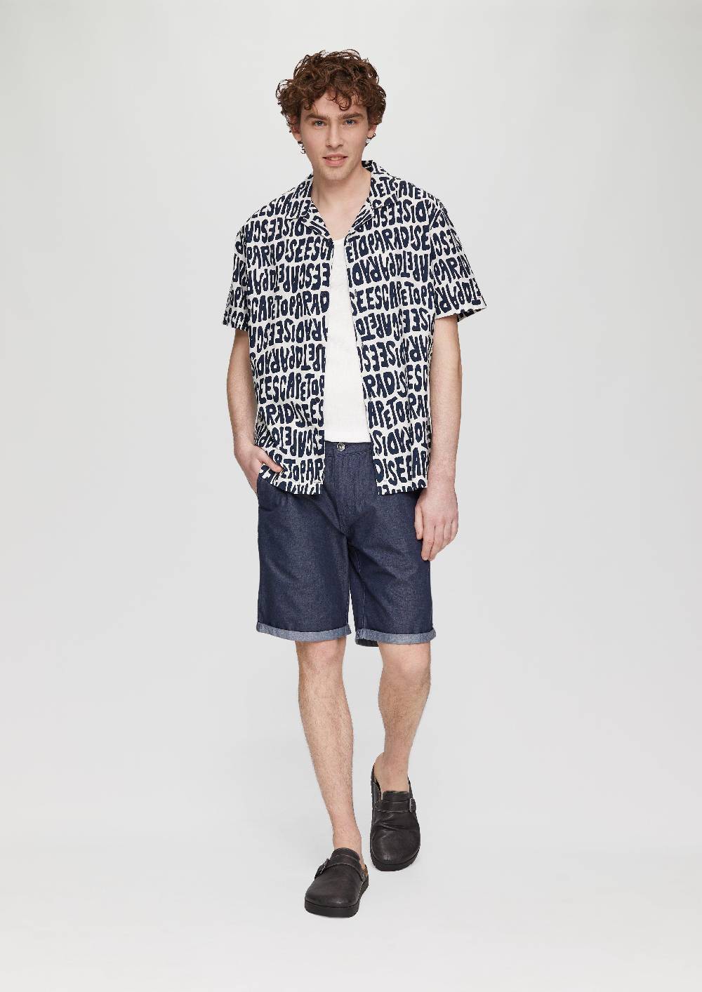 S.Oliver Kurzarmhemd Mit All-over-Print