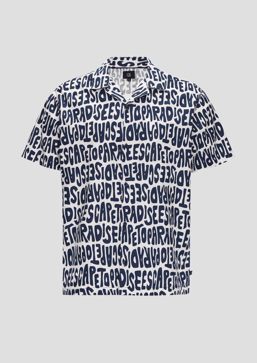 S.Oliver Kurzarmhemd Mit All-over-Print