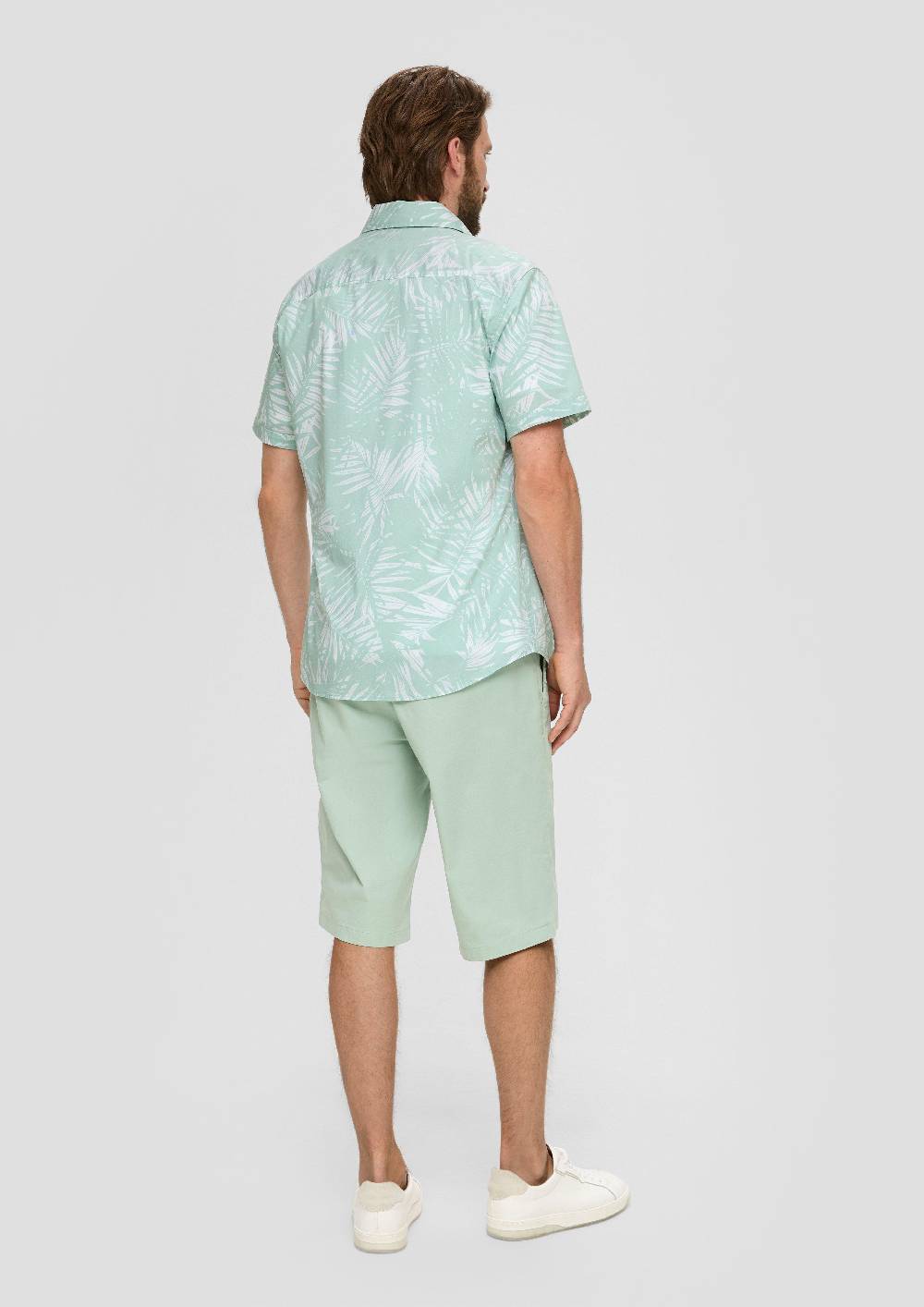 S.Oliver Kurzarmhemd Mit Button-Down-Kragen