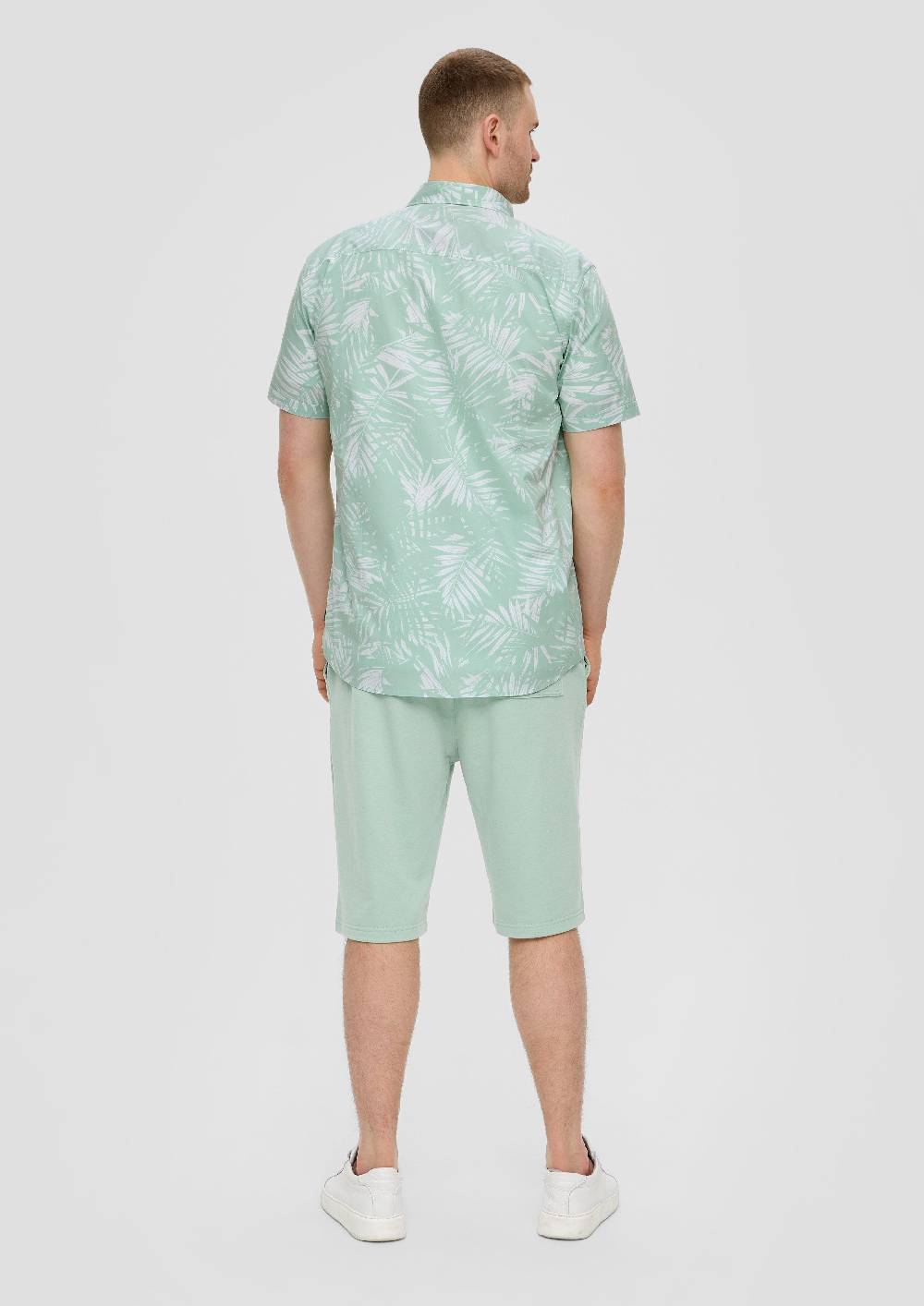 S.Oliver Kurzarmhemd Mit Button-Down-Kragen