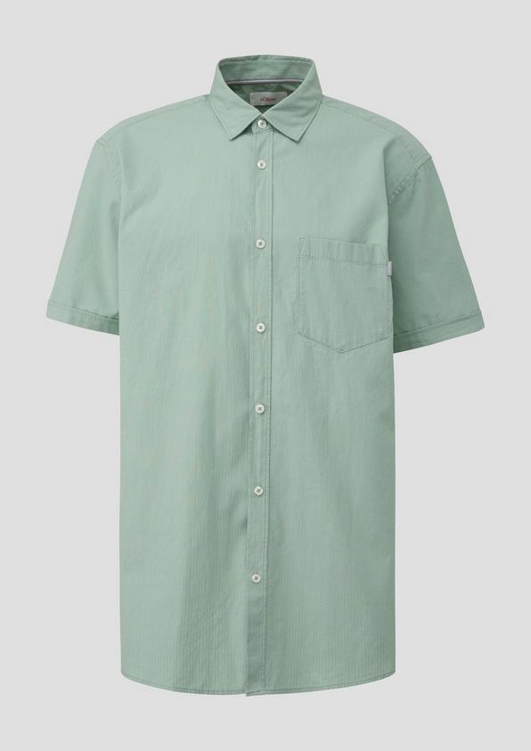 s.Oliver Kurzarmhemd mit Button-Down-Kragen