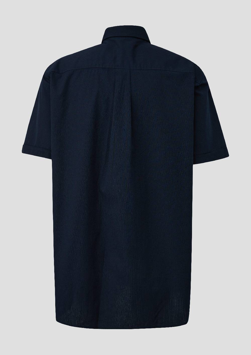 S.Oliver Kurzarmhemd Mit Button-Down-Kragen