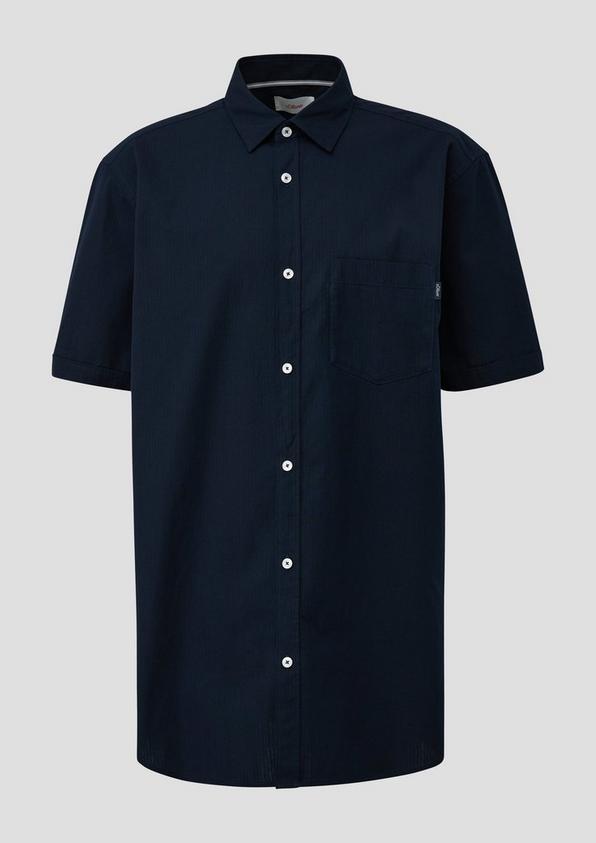 s.Oliver Kurzarmhemd mit Button-Down-Kragen