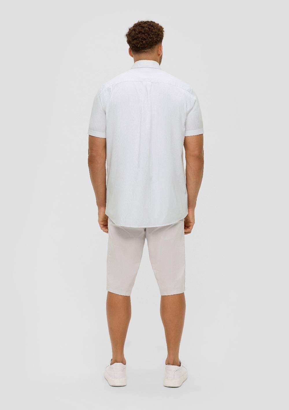 S.Oliver Kurzarmhemd Mit Button-Down-Kragen